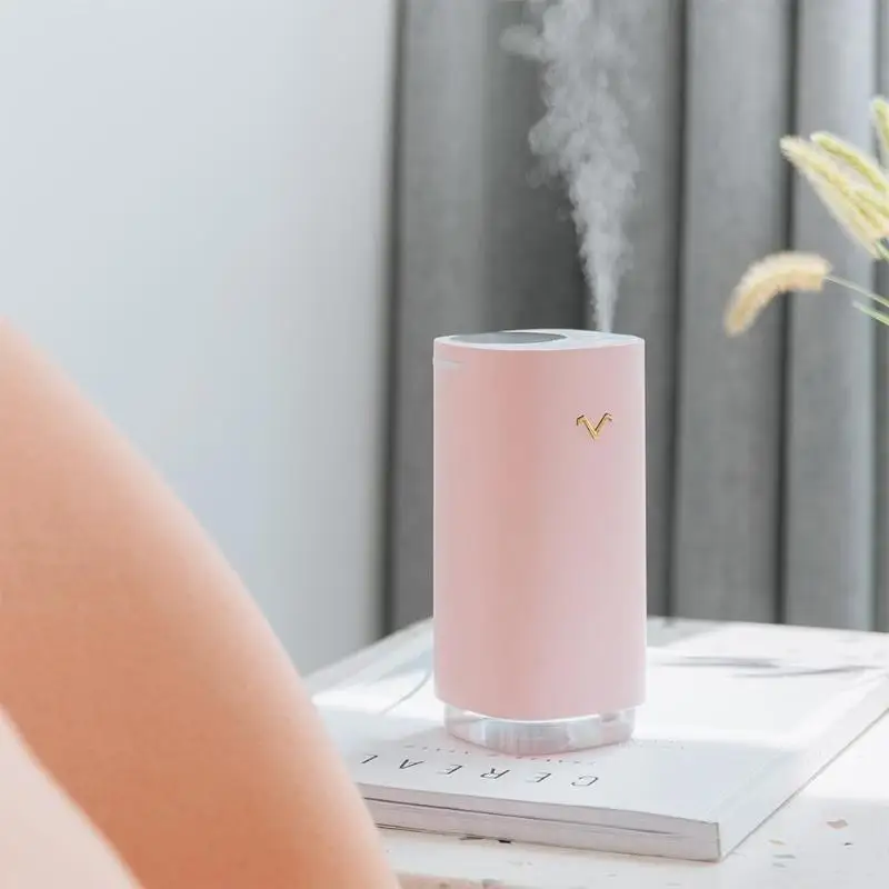 

320ml Square Humidifier LED Projector Lamp Essential Oil Aroma Diffuser Ultrasonic Air Purifier USB Nano Spray Atomizer