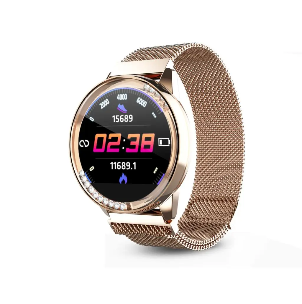 Greentiger Lady H16 Смарт часы кровяное давление кислород монитор сердечного ритма камера IP67 Водонепроницаемый Smartwatch для женщин VS H8 H2 KW10