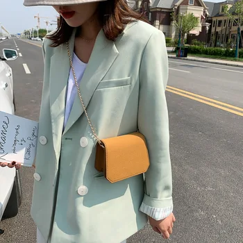 

Mini simple wild texture small bag female 2020 new Korean version of the foreign chain shoulder messenger bag