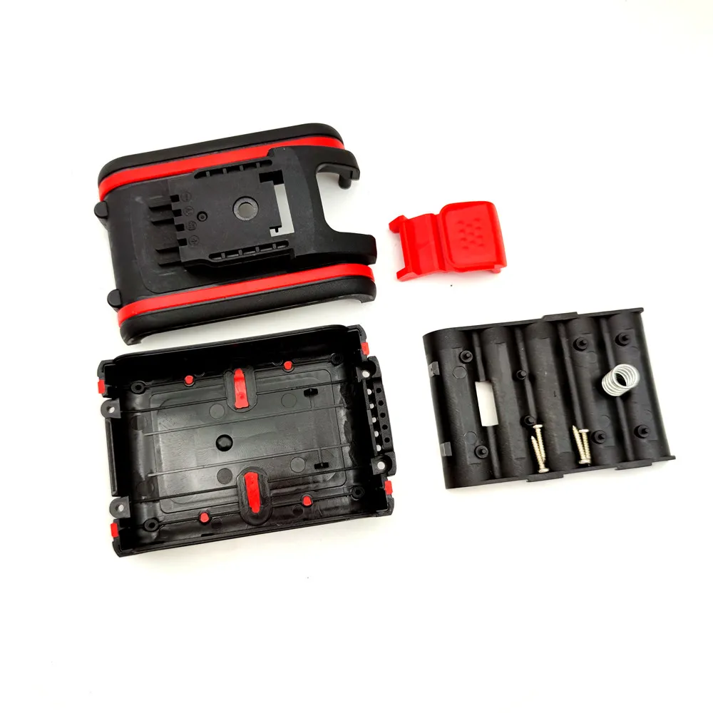 무선 전기 스크루 드라이버 미니 드릴 배터리 케이스, 18V 전동 공구 18650 박스, 소형 5S BMS PCB 포함, 21V