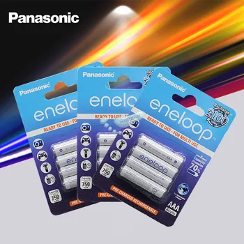 

16pcs Panasonic Eneloop Original Battery Pro 1.2V AaA 800mAh NI-MH Camera Flashlight Toy Pre-Charged Rechargeable Batteries