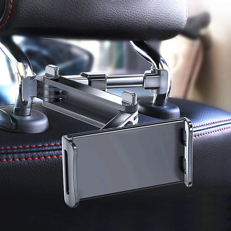 Soporte telescópico para teléfono y tableta, reposacabezas trasero de coche, soporte de montaje para iPad|Soportes de escritorio para teléfono| - AliExpress