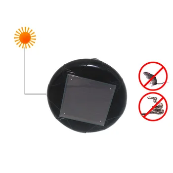 

Solar Powered Mouse Rat Repeller Ultar Sonic For Outdoor Ground Rodent Mole Mice DEC889