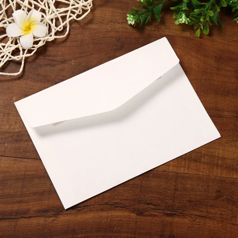 10 Pieces/lot 12*17cm Kraft Solid Color Blank Envelope Greeting Card Postcard Envelopes kraft paper envelopes,mailing envelopes