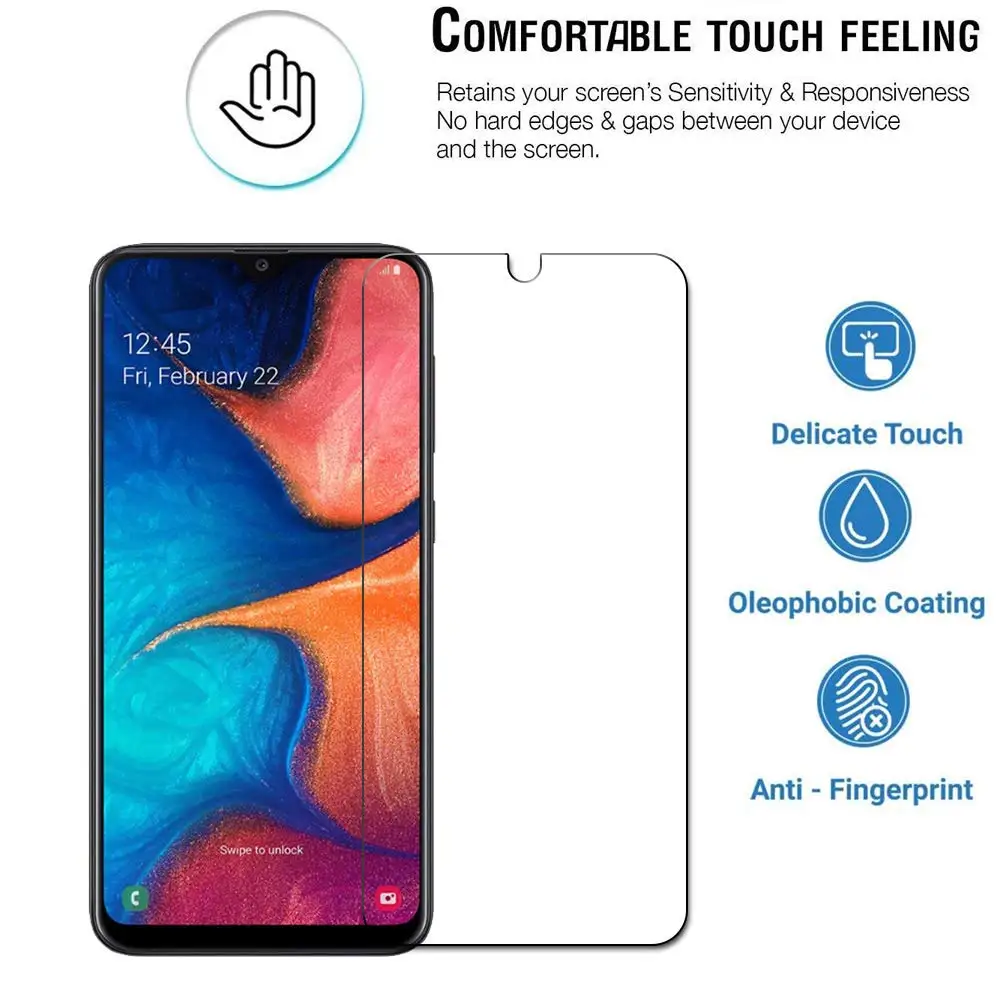 Защитное стекло закаленное 9H HD для Samsung Galaxy A50/A40/A30/A10/A80|Защитные стёкла и плёнки| |