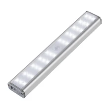 Кухня световые полосы шкаф Лестницы движения Сенсор USB Перезаряжаемые настенный светильник Беспроводной подсветка для шкафов в помещении 30 светодиодный