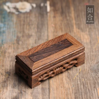 

Natural Chicken Wing Solid Wood Rectangular Cushion Base Home Decoration