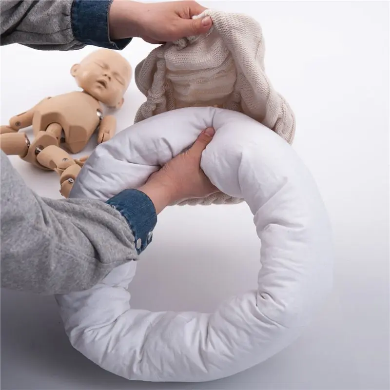 1PC Newborn Baby Round Pillows for Photography Prop Studio Poser Accessories Posing Bean Bag Pillow