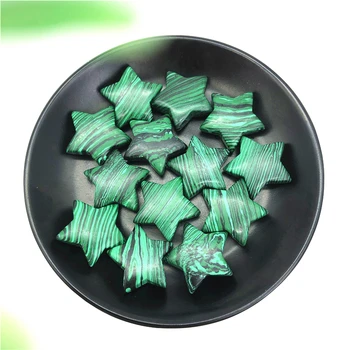 

Green Malachite Crystal Gemstone Crystal Star Shaped Meditation Healing Chakra Polished Decor Natural Stones and Minerals