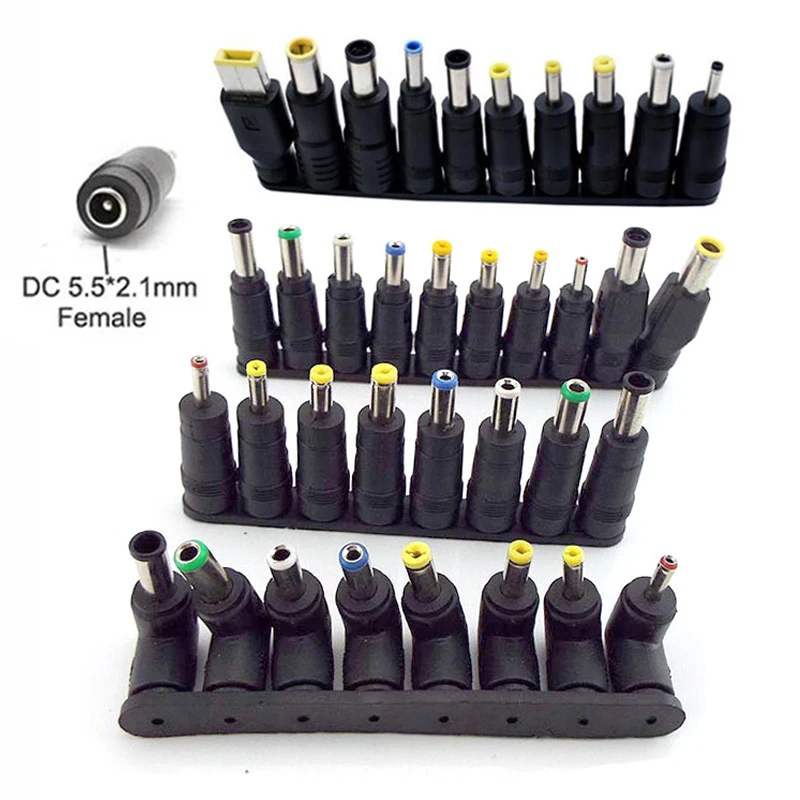 4pcs 5.5x2.1mm Female to 5.5x2.5mm Male DC Power Plug Connector Adapter CP