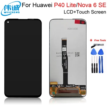 

LCD For HUAWEI P40 Lite LCD Display Screen For Huawei Nova 6 SE JNY-AL10 JNY-TL10 LCD Screen Replacement