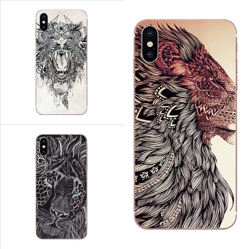 Soft TPU Hotsales For HTC Desire 530 626 628 630 816 820 830 One A9 M7 M8 M9 M10 E9 U11 U12 Life Plus Tribal Lion Totem | Мобильные