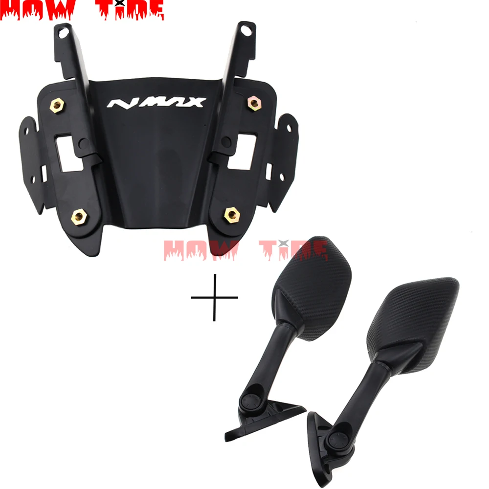 

For N-MAX Nmax 155 125 150 2015-2019 Motorcycle Accessories Rear Side Mirror Adapter Fixed Stent Holder Rear Bracket
