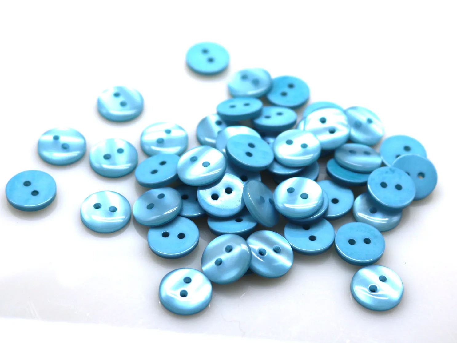 100pcs 9mm/10mm/11.5mm/12.5mm/15mm polyester button pearl buckle Sewing button Accessories resin shirt button for DIY 6