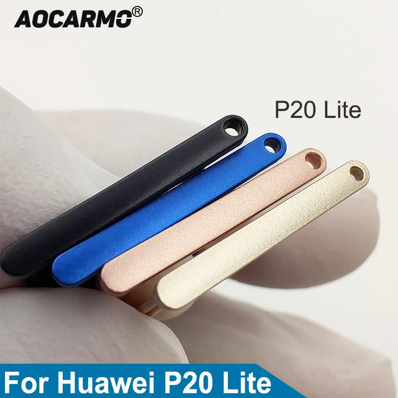 Карта памяти Aocarmo SD держатель для карты MicroSD адаптер лотка Nano Sim Huawei P20 Lite