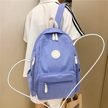 

Large capacity Women Backpack Female high school bookbags Korean Vintage girl Shoulder Bags Travel Bags schoolbags Mochila