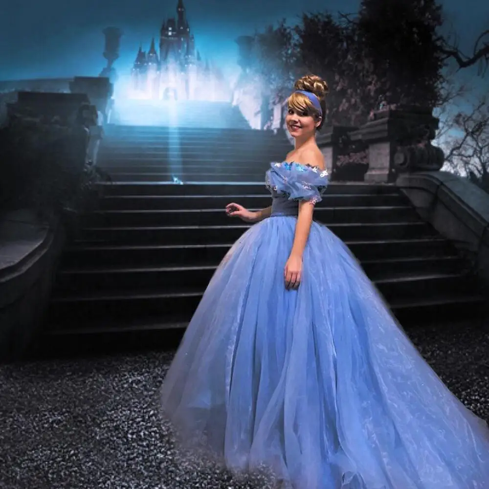 Роскошное платье Quinceanera кружевные вечерние бальные платья принцесс пышные