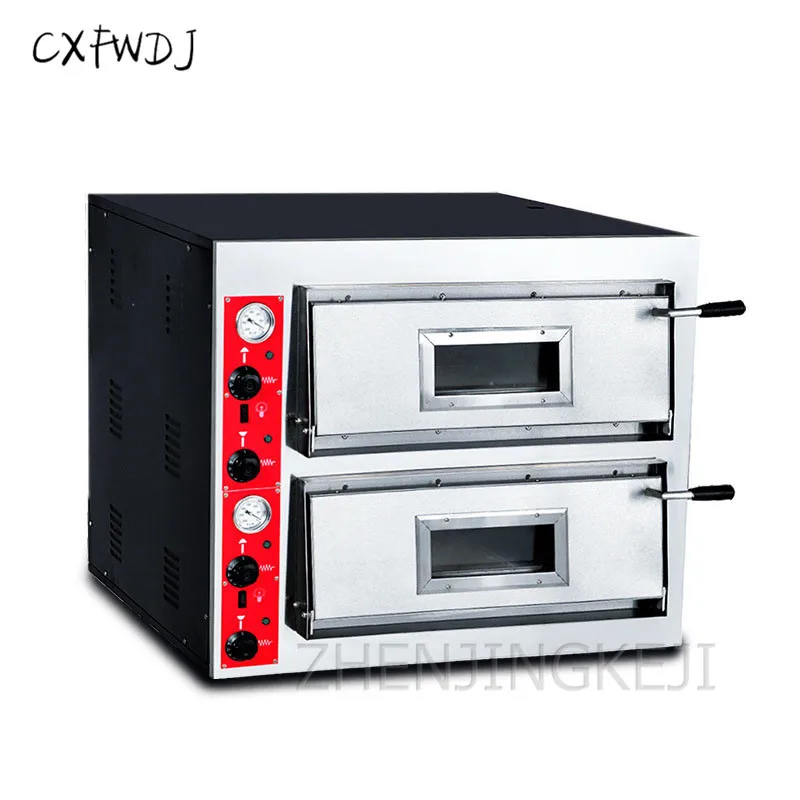 BS-662 Oven Commercial Two-layer Two-disc Bread Cake Multi-function Large Capacity Double Electric Pizza Stove