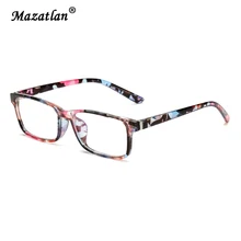 Прямоугольная оправа для очков Женская мода цветочный прозрачный объектив мужской прозрачный объектив легкая оправа