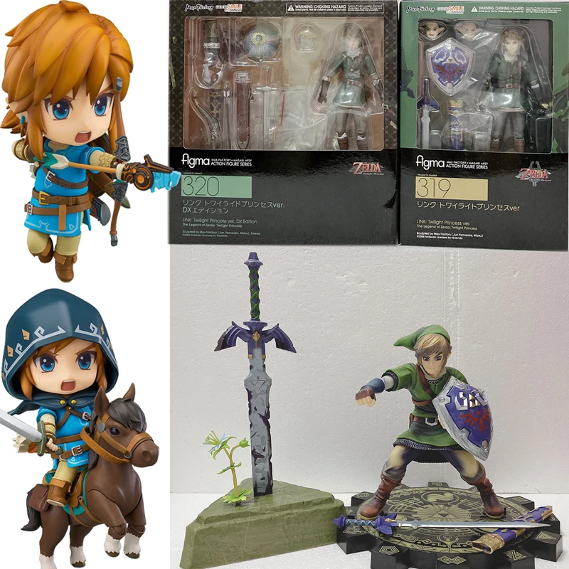 Legend of Zelda Link Deluxe Edition Action Figure The Legend of Zelda Link  Cute Figure Toy Game Pvc Action Figure Toys 