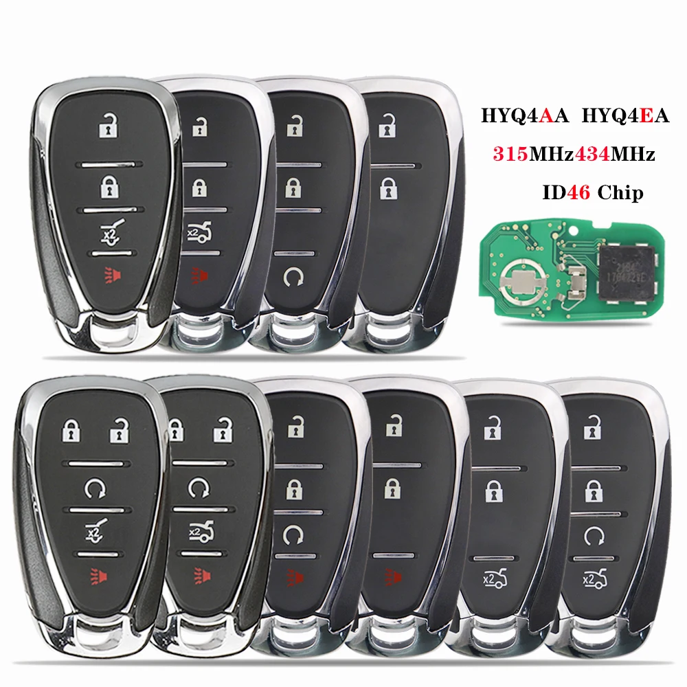 Chiave/Telecomando Per Chevrolet Camaro Equinox Cruze Malibu Spark Hyq4ea Hyq4aa 315/434mhz Id46 Pcf7952 Chip Originale - Remoto Intelligente Chevrolet - H50a7b1b10fa346b4ab26dbd432f1b36ch