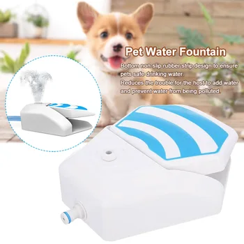 

Reusable Patio Pet Water Fountain Automatic Outdoor Garden Easy Clean Cat Dog Effortless Food Dispenser Home Multifunction