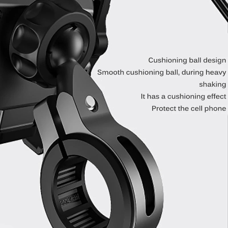Мотоциклетный Автомобильный держатель для телефона с быстрым USB зарядным устройством водонепроницаемый мотоцикл 360 градусов руль зеркало крепление сотового телефона держатель