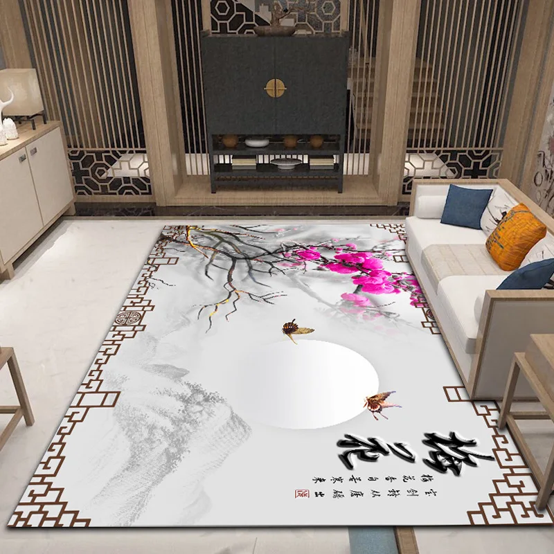 Современные художественные чернила в китайском стиле ковер для гостиной спальни Противоскользящий коврик для пола модные кухонные ковры, коврики