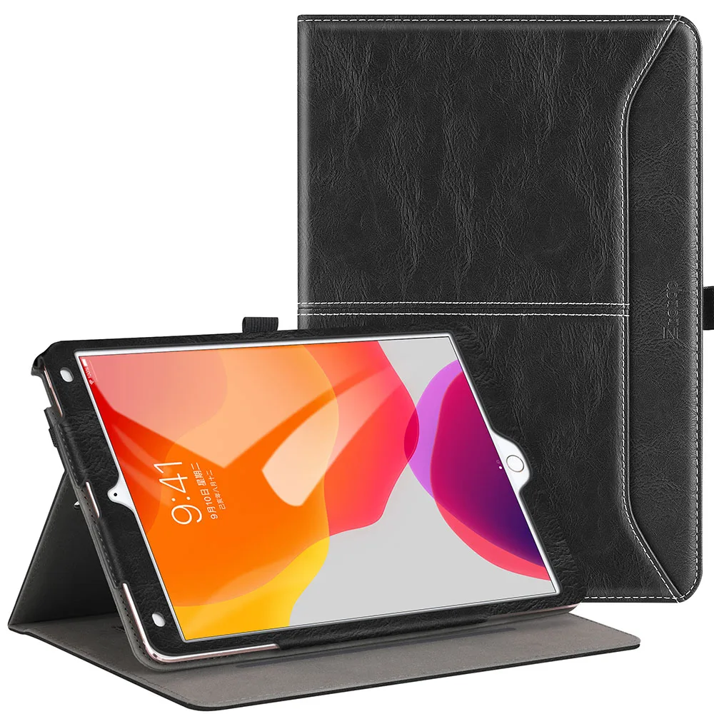 Ztotop чехол для iPad 10 2 2019 Премиум Тонкий складной подставка из искусственной кожи с