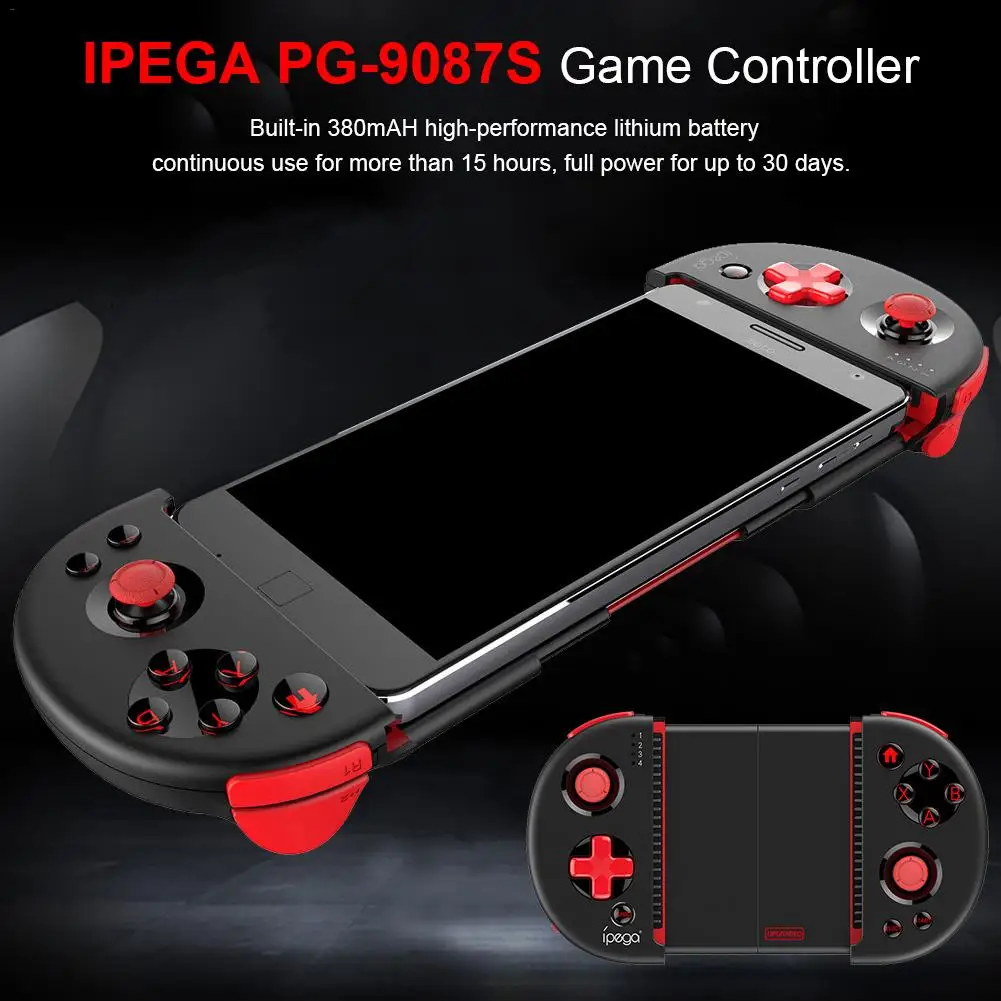 Ipega PG-9087S гибкий беспроводной геймпад bluetooth-джойстик консоль PUBG контроллер для IOS Android смартфон и ПК