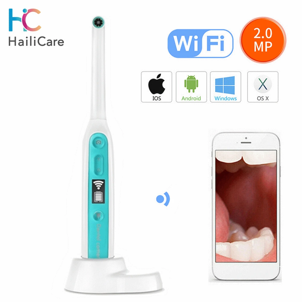

Wifi Wireless Dental Camera Led Light Intraoral Endoscope Waterproof Oral Checking Instrument Real-time Video Dental Tools