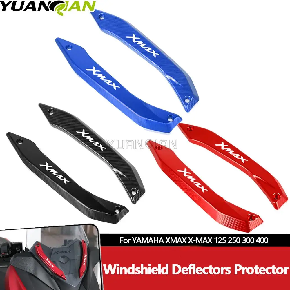 

For YAMAHA XMAX300 X-MAX XMAX 125 300 XMAX 250 400 2017-2020 Motorcycle Windshield Deflectors Windscreens Bracket Set Protector