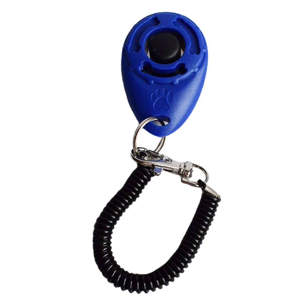 Portable Pet Dog Whistle Puppy Button Clicker Trainer Agility Aid Wrist