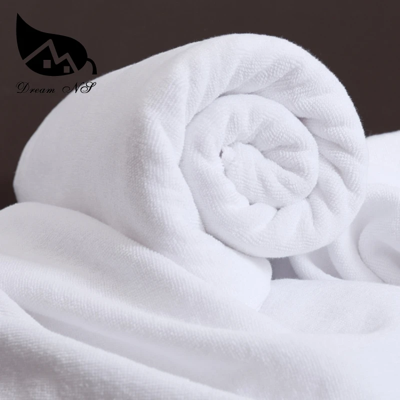 Dream NS Big Towel 100X200cm White Adult Towel Soft Terry Sofa Towel Customize Name Bath Towel Pure Cotton Towel 4