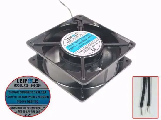 

Jamicon LEIP-LE AC 230V 0.12A 120x120x38 мм 2-проводной охлаждающий вентилятор для сервера
