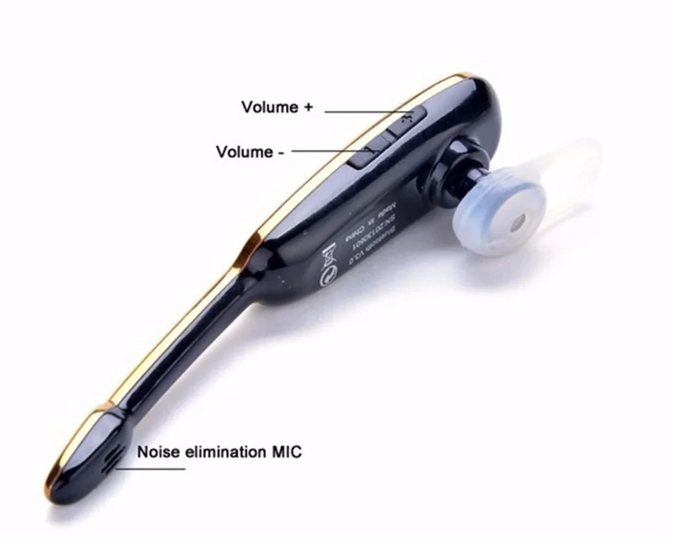 100 PCS HM1000 Stereo Bluetooth Headset Car Wireless Business Bluetooth Headset