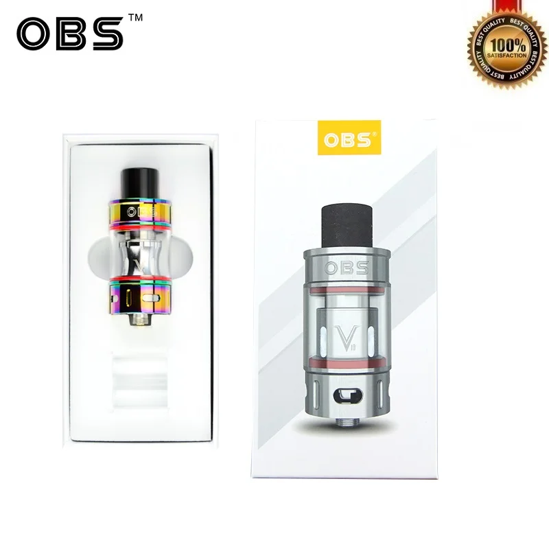 Оригинал OBS V Tank 6 мл Vape Tanks боковое наполнение 5 2 электронная сигарета атомайзер