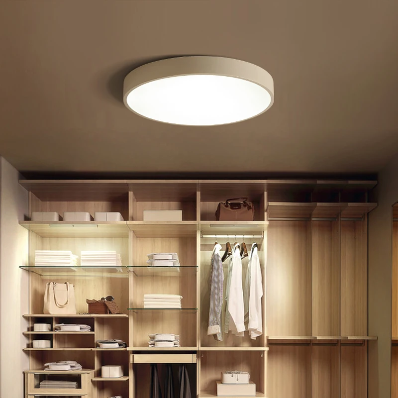 12W 18W LED Ceiling Lamp 5CM Ultra-Thin Round Light For Balcony Living Room Bedroom Kitchen Hallway Lighting Decoration | Освещение