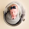 100% Soft Wool Felt Fleece Basket Filler Handmade Round Blanket Layer Photo Shoot Backdrop Newborn Baby Photography Accessories 5