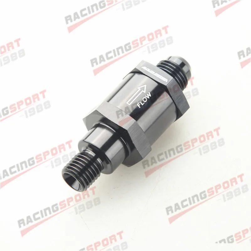 -6AN One Way Check Valve For Bosch Style Fuel Pump M12x1.5MM To AN6 AN-6 ball valve