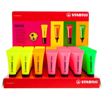 

Highlighter - STABILO NEON Pack of 5 Assorted Colours