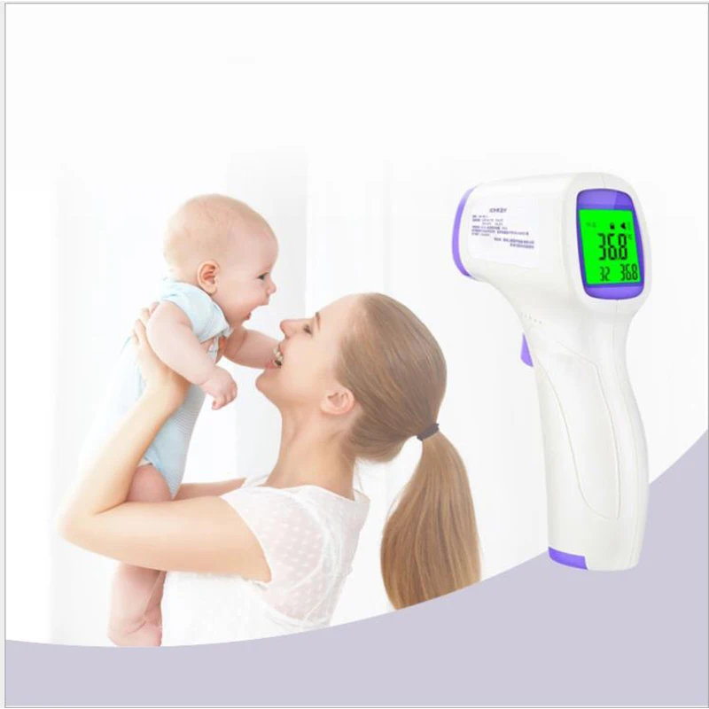 

Human Infrared Thermometer Adult Child Forehead Non Contact Handheld Portable Liquid Crystal Thermometer With CE