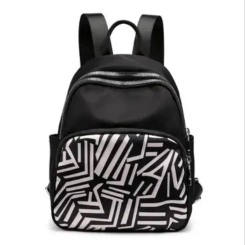 

New fashion ladies shoulder bag personalized print backpack large capacity travel bag