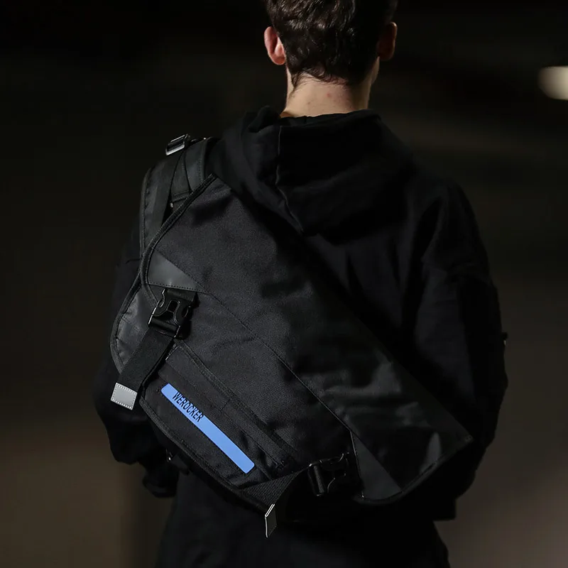 

Shining Riding Oblique Bag Street Origional Popular Brand New Style Locomotive Poor Bag Shoulder Bag Fixed Gear Bag BOY'S