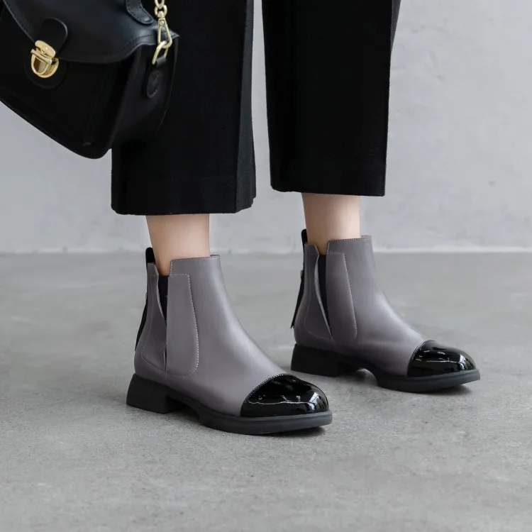 

Tanariya New Arrival Shoes woman Boots women Autumn/winter 2020 low-heeled cowhide women's boots