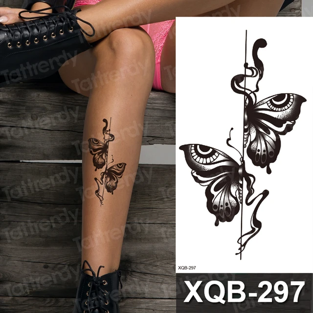 Fake Tattoo Sticker Black Compass Eye Tattoo Design For Men Women Hand Arm  Band Tattoo Sleeve Waterproof Body Art Painting - Temporary Tattoos -  AliExpress