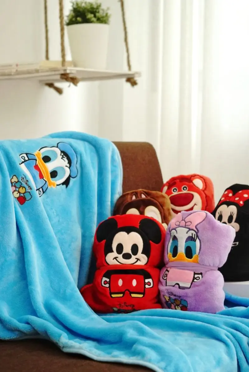 100x70 см Дисней мультфильм Микки летнее Коралловое бархатное одеяло детское одеяло утепленное одеяло для сна кондиционер кукла одеяло