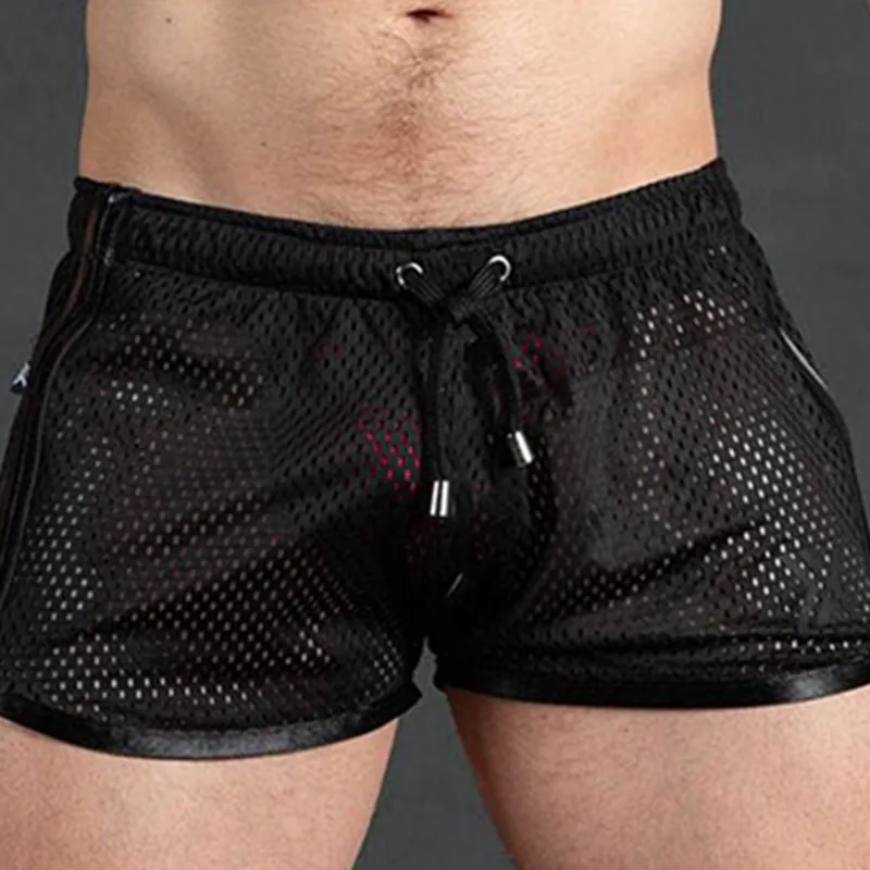 Hot Product New Summer Bodybuilding Men shorts Mesh Breathable Quick Drying Fashion Casual Joggers Fitness Sportswear Beach Brand shorts