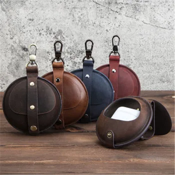 

For AirPods Pro Earphone case Retro Leather elegant Cover Headphone Charging Box Dustproof Protective case Coque Accessories