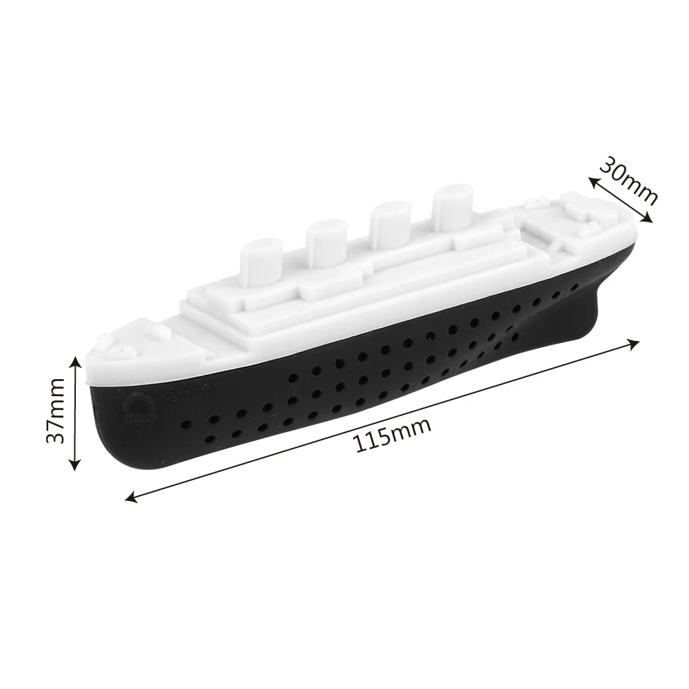 Tea Strainer Titanic Shape Tea Infuser Teaware Herbal Filter Diffuser Empty Silicone Bags Creative Ship Style tea infuser